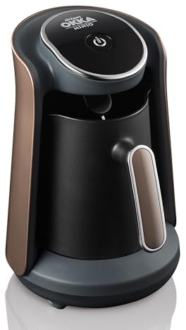 Arzum Okka Minio Türkische Kaffeemaschin Mit Patentiertem Überlaufsensor, Idealem Brühen Bei Niedriger Hitze Und Waschbarer Kanne Für Bis Zu 4 Tassen