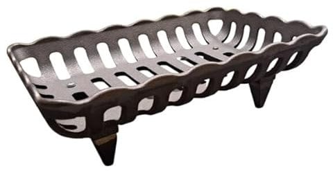 BRACIERE IN GHISA PER CAMINO - BRUCIALEGNA PER CAMINETTO (L 37.5 - P 26 - H 12.6 cm) PESO: 5.60 KG