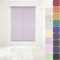 Straight Edge Dim-Out Roller Blind - Easy Fit Home Office - 90cm Width x 160cm Width Drop - Lavender