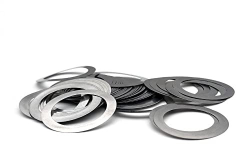 Épaisseur de 0,1 mm 304 Washer plat en acier inoxydable,8x12x0.1 (50Pcs)