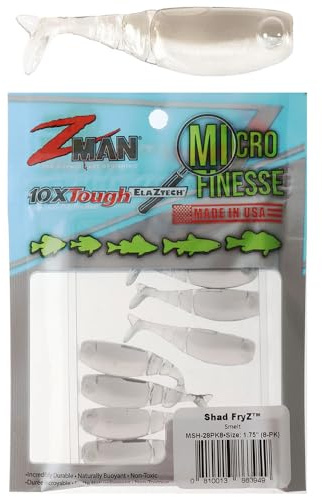 Z-Man MSH-28PK8 Shad Fryz 4,4 cm Smelt 8 Stück