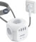 LENCENT Cube multiprise 3M avec 4 Prises AC, 3 USB et 1 Type C, Fiche Plate, Protection Contre Les surtensions pour rallonge électrique avec Interrupteur pour Cuisine, Bureau, Tressé Câble