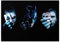 Displate Offiziell DC Comics MetallPoster Magnetische Befestigung Inklusive Lizenziert Bilder Hochwertiges Poster The Dark Knight - Trio 45 cm x 32 cm