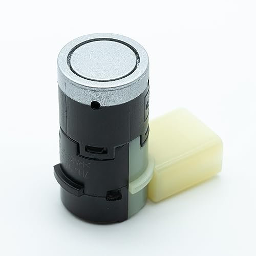 Generisch Parksensor PDC für Audi A6 C6 4F | A6 C5 | A4 B6 B7 Cabrio | A8 D3 4E | Limousine Avant Allroad Vorne Hinten 7H0919275C (Lichtsilber LY7W)