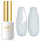 Imtiti Vernis Semi Permanent Gris, 15ml Gris Clair Vernis Gel UV Semi Permanent UV Led Soak Off Gel Nail Polish French Vernis À Ongles Gels Semi-Permanents DIY Nail Kit Démarrage
