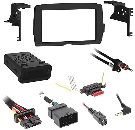 maxxcount 2DIN Einbaukit mit CAN-Bus- / LFB-Adapter passend für Harley-Davidson® ab 2014 (L-Shape Radio)