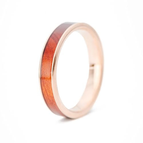 fablano Holzring Roségold, 68 (21.6mm)