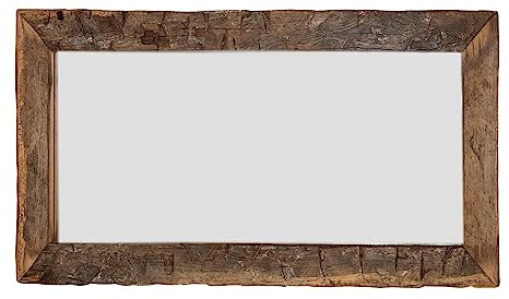 moebel-eins Eiche-Altholz Spiegel, Material Massivholz, 60 x 100 cm