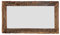 moebel-eins Eiche-Altholz Spiegel, Material Massivholz, 60 x 100 cm