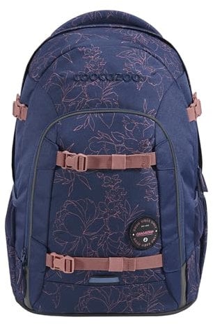 coocazoo Schulrucksack Joker „Sweet Rose“, lila-rosa, ergonomischer & anpassbarer Tornister, höhen- & größenverstellbar, mit Brustgurt & Hüftgurt, ab der 3. Klasse