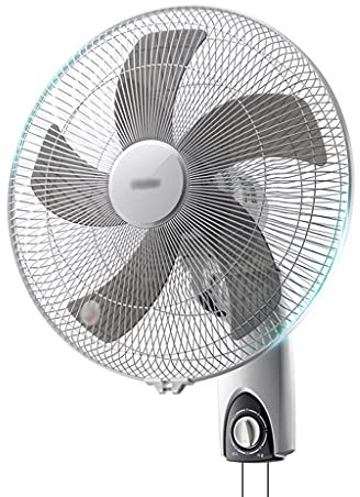 Wall Mount Fan, Household wall fan wall, hanging type, powerful remote control hanging wall shaking head big fan, three-speed wind speed, timed appointment, remote control (With Transformer Style 2)