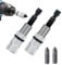 2pcs Magnetic Drill Bit Holder For Impact Driver 65mm 1/4 Hex + 2pcs Ph2 Screwdriver Bits Quick Release Extension Bar Drill Screw Professional Compatible With Bosch Makita Dewalt Milwaukee
