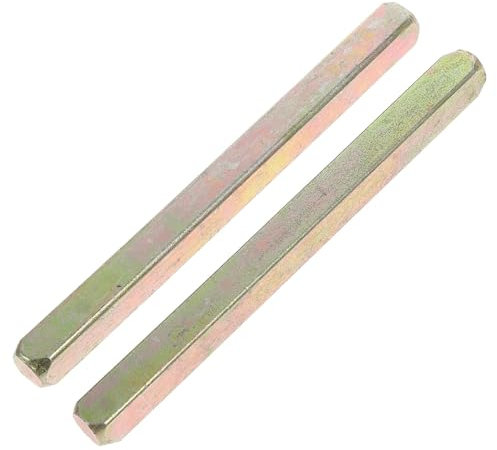 8 mm x 75mm Door Handle Spindle Plain Bar Square Solid Steel Spindles Lock Cylinder Accessories for Windows UPVC and Door Handles Knob