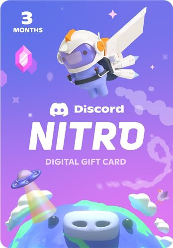 Discord Nitro 3-Month Standard | PC/Mac Code