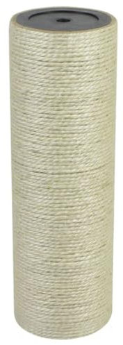 Toshilian Arbre à Chat Grattoir Sisal 8 x 25 cm Beige pour Chats Intérieur
