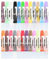 CERICAI 24 Colours Candle Painting Set, Candle Pens Candles Wax Pens for Candles Decoration, Ceramic Painting Pen Set, Wax Pen for DIY CandlE Making, Create Your Colorful CandlE, 10 ml Each