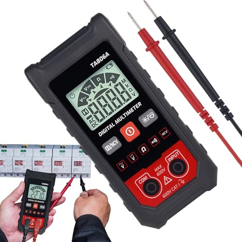 Testeur multimètre, testeur multimètre numérique | Ohm volt amp compteur - Détecteur de batterie de voiture, multimètre analogique, analyseur d'applications électriques pour la maison