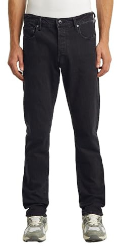 G-STAR 3301 Regular Tapered Jeans, Nero (Washed Black 51003-d931-h890), 33W x 34L