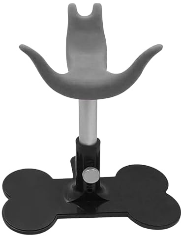 Chaise de Toilette pour Petits Animaux de Compagnie – Banc de Bain pour Chiots, Support pour Toilettes Canines, échelle d'assistance réglable en Hauteur avec Banc antidérapant pour Bain, Douche et
