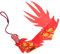 Amosfun Costume de Dragon pour Garçon Fille Accessoires de Danse pour An Chinois Décorations de Traditionnelles