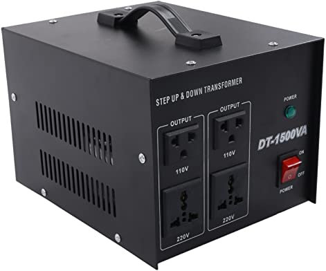 Xixian Deplo del Trasformatore di Dollari 1500 W Converter Power, Protezione Sovraccarico, 110 V a 220 V, Ottimo per Varie Attrezzature Elettriche, Adatte a Laboratori, Industrie e (Plug)