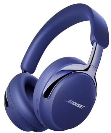 Bose QuietComfort Ultra Bluetooth-Kopfhörer (2. Gen.), kabellose Kopfhörer mit räumlichem Klang, Over-Ear-Noise-Cancelling mit Mikrofon, bis zu 30h Wiedergabedauer, Dunkelviolett - Limited Edition