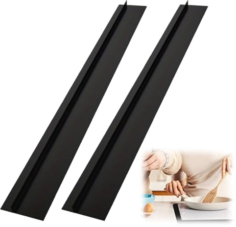 2 Pezzi Stufa Confezione silicone contatore Gap di copertura, lungo bancone Kitchen Gap Filler, Sigilli Spills Tra contatore, Piano cottura, Forno, Lavatrice ed elettrodomestici da cucina