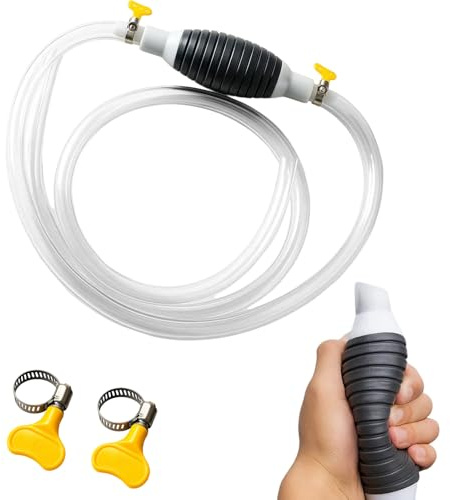 Siphon Liquid Pump Portable Liquid Siphon Pump, Siphon Pump Kit, Fluid Syphon Pump,Portable Hand Water Transfer Pump, for Gasoline Gas Oil Fuel Petrol Diesel Fluid Water Fish Tank
