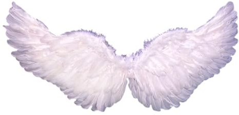 Engel Kostüm Damen mit Engelsflügel, Weihnachtsengel Partnerkostüm, Engelskostüm Kinder, Flügel Kostümset für Weihnachtskostüme Kostüme,Karneval set