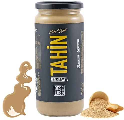 Tahin Crema di Sesamo Turca 500 g – Tostatura Singola o Doppia