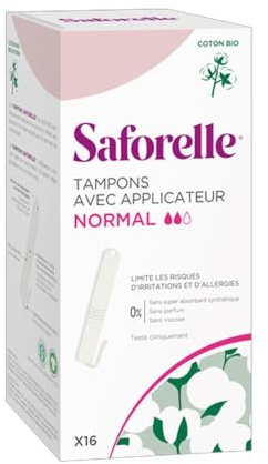 Saforelle Coton Protect 16 Tampons avec Applicateurs Normal
