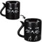 Onebttl Neko Mug à café avec effet thermique - Motif chat - Inscription « I do What I Want » (Ich Mache was ich Will) - Idéal comme cadeau Ich Mache Was Ich Will