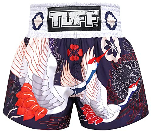 TUFF Muay Thai Boxshorts Roter Japanischer Koi-Fisch