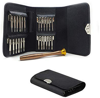 25-in-1 tragbares Schraubendreher-Reparatur-Toolkit inkl Pentalobe, Torx, Phillips Schraubenzieher - für Computer, MacBook, Tablets, PC-Laptops,Mobiltelefone, Uhren, Brillen