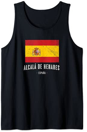 Alcalá de Henares España | Souvenir Linda Ciudad - Bandera - Camiseta sin Mangas