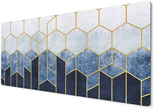 sentiGOLD XXL Desk Mat - 900 X 400 Full Size Geometric Pad