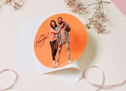 PREMIUM Fondant Tortenaufleger mit eigenem Foto Essbares Tortenbild Ein Zuckerbild für Geburtstag uvm. Rund Ø 20 cm