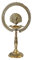 BRACOP® Messing Dekorative Lampe Traditionelle Öllampe für den Innenbereich Öllaterne Pfau für Mandir Tisch Home Memory Lampe Dekorationen öllampe Brenner Zubehör Handgemachte religiöse Geschenke