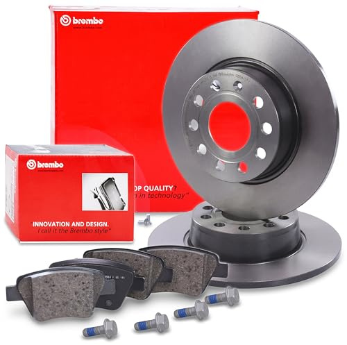 BREMBO Coated Disc Line Bremsenset Hinterachse inkl. Bremsscheiben Hinten Ø