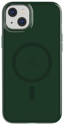 tech21 iPhone 14 Plus Evo Tint Compatible with MagSafe® – Shock-Absorbing & Scratch-Resistant Tinted Phone Case with 12ft Multi-Drop Protection Dark Green
