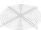 Easycargo 2pcs 200mm Fan Grill 200mm Guard Silver for pc Computer case Fan (200mm)