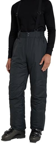 Mountain Warehouse Dusk II Mens Ski Pants - Warm Padded Fleece Lined Trousers, Thermal Tested -20 °C & Snowpoof - Winter Skiing, Winter Sports, Walking Grey XXS