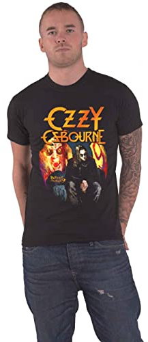 Rock Off Ozzy Osbourne 'SD 9' (Black) T-Shirt (Large)