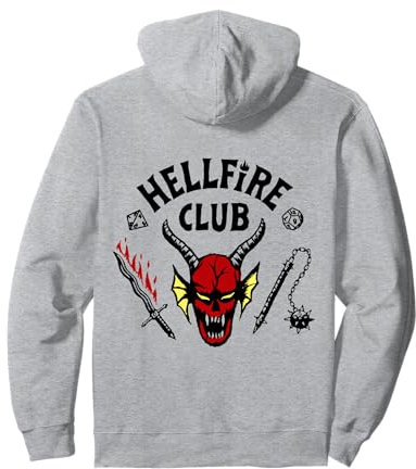 Fan-Memorabilia „Hellfire Club Classic“ mit Logo von Stranger Things Pullover Hoodie