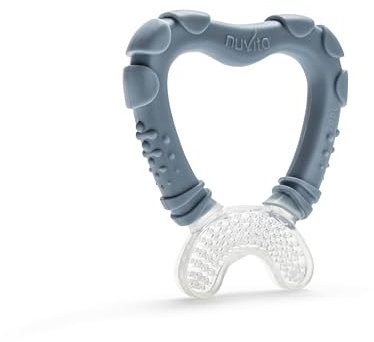 Nuvita 7006 Zahnfleischmassage Dentition 4 Monate + - Pastellblau: Der beste Verbündete für die Zähne deiner Kinder.