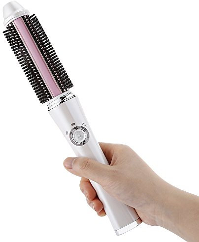 Rechargeable USB Curly Hairs Comb Wireless Hair Curling Iron Sticks Hair Straightener Curler Cordless Straightening Irons Styling Curling Tool Hot Brush Fast Heating