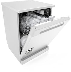LG DF141FW Lavastoviglie 60 centimetri Capacità 14L QuadWash Direct Drive Efficienza D Bianco