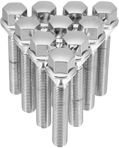 QUARKZMAN M12 x 1,5 Roue Goujons Ensemble Cône Siège 17 mm Tige Roue Boulon Cosse 8pcs