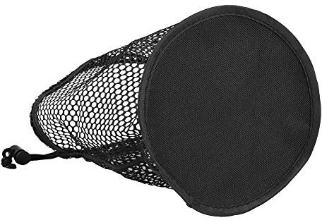 Qiilu Balltasche Schwarz Mesh Nylon Sack Tasche Tragbare Kordelzugtasche 25/50 Bälle Aufbewahrungshalter Zubehör Mesh Sack Tasche Tragbare Kordelzugtasche 25/50 Bälle Ny (Kann 25 Tasche für golfb
