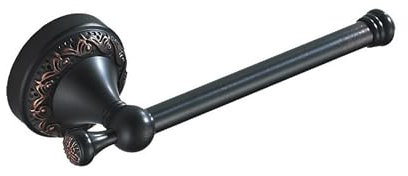 Porte-Rouleau de Papier Toilette en Laiton Bronze gravats huilés, Fixation Murale, Accessoires de matériel de Salle de Bain, Motif sculpté